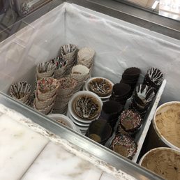 a variety of desserts