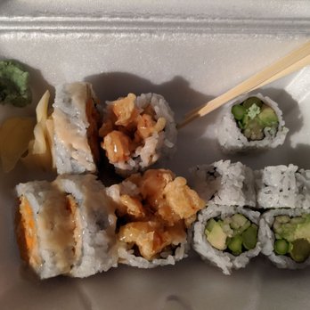 Ato Sushi - Sweet potato tempura roll and AAC roll. - Sushi Bars Near Me - Grand Rapids, Michigan Ato Sushi - Sweet potato tempura roll and AAC roll. - Sushi Bars Near Me - Grand Rapids, Michigan