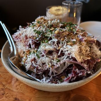Mediterranean Exploration - Radicchio salad was also interesting - Mediterranean Near Me - Portland, Oregon