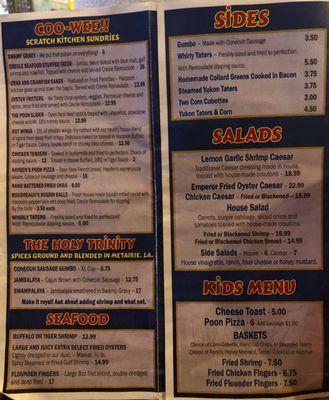 Menu photo 2 The Flying Harpoon Port St. Joe, FL Menu photo 2 The Flying Harpoon Port St. Joe, FL