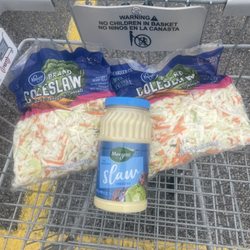 Kroger - Accused of stealing cole slaw. Marzetti dressing is $7.00 a bottle!