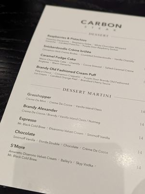 Menu photo 6 Carbon Steak Milwaukee, WI Menu photo 6 Carbon Steak Milwaukee, WI