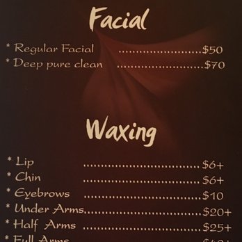 Anthony Nails & Spa - Part of their book of prices - Nail Salons Near Me - Lockhart, Texas