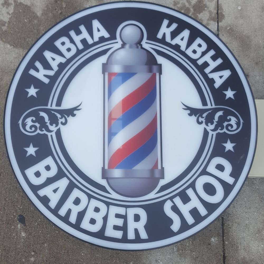 Kabha Barber Shop Logo