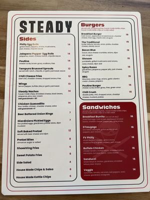 Menu photo 6 Steady Kitchen and Taps Fountain Valley, CA Menu photo 6 Steady Kitchen and Taps Fountain Valley, CA