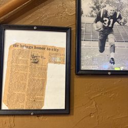 A local Hero inducted into the National Football Foundation Hall of Fame.