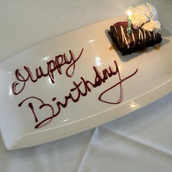 Stab's Prime Steak and Seafood - Birthday dessert - Steakhouses Near Me - Baton Rouge, Louisiana Stab's Prime Steak and Seafood - Birthday dessert - Steakhouses Near Me - Baton Rouge, Louisiana