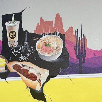 Baguette Bistro - Great wall design - Noodles Near Me - Killeen, Texas