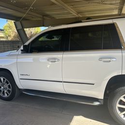 Window tint for my Yukon Window tint for my Yukon