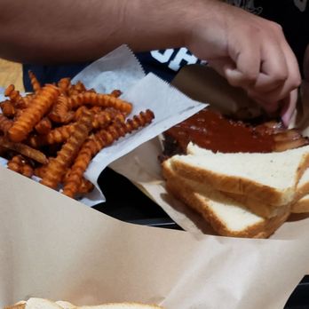 Big T's - Barbecue ribs and sweet potato fries. - Barbeque Near Me - Kansas City, Missouri