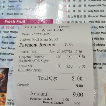 Anda Cafe - Bubble Tea Near Me - Flushing, New York