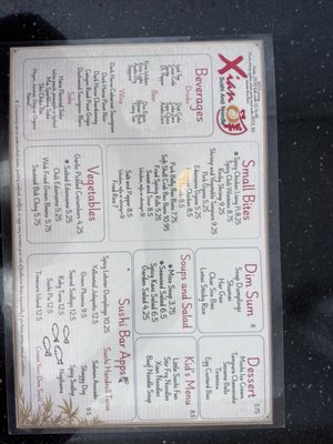 Menu photo 1 Xian Sushi and Noodle Austin, TX Menu photo 1 Xian Sushi and Noodle Austin, TX