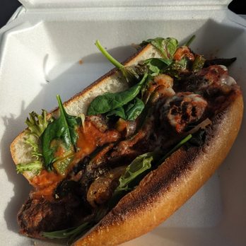 Eliza’s Vegan Cafe - Italian meatball sub - Vegan Near Me - Florence, South Carolina