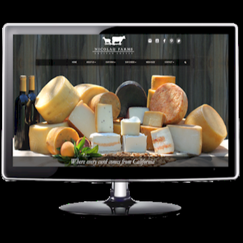 Web Design Just For You - Example of website designed for goat farm / goat cheese - Web Design Near Me - Modesto, California