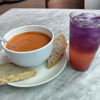 Flour Bakery + Cafe - spicy tomato soup, delicious! By the way the bread is from heaven! - Bakeries Near Me - Cambridge, Massachusetts