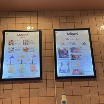 Milano Gelato Ice Cream - Menu - Gelato Near Me - Concord, California