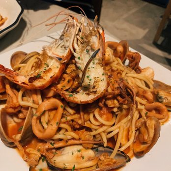 Monello - Spagh al Spaghetti Ai Frutti Di Mare - Italian Near Me - San Diego, California