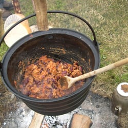 Restaurant La Ferme des Bisons - Echte cow-boy kost: "beans"
