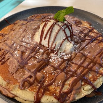 Flapjax - Chocolate Chip Pancakes - New American Near Me - Santa Monica, California Flapjax - Chocolate Chip Pancakes - New American Near Me - Santa Monica, California