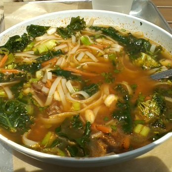 CoreLife Eatery - Spicy Ginger Steak and Rice Noodle bone broth bowl. - Salad Near Me - Amherst, New York
