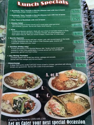 Menu photo 4 La Morenita Merced, CA