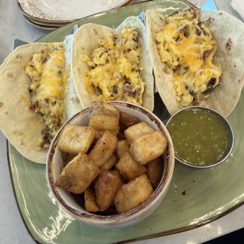 The Brunch District - Brisket Tacos - Breakfast & Brunch Near Me - Addison, Texas