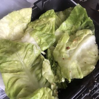 Aloha Hawaiian BBQ - Cabbage in a regular chicken katsu - Hawaiian Near Me - Stanton, California