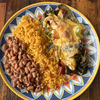 La Fogata - Chili Chile Rellenos with grilled vegetables plate - Mexican Near Me - Corona Del Mar, California La Fogata - Chili Chile Rellenos with grilled vegetables plate - Mexican Near Me - Corona Del Mar, California