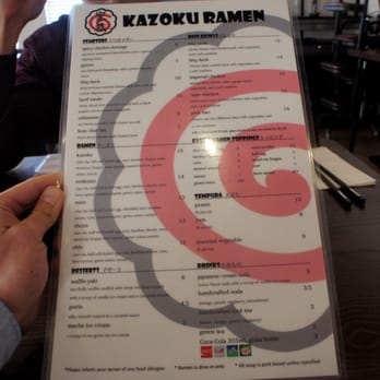 Kazoku Ramen - Menu - Ramen Near Me - Edmonton, Alberta Kazoku Ramen - Menu - Ramen Near Me - Edmonton, Alberta