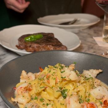 Zio's - Shrimp scampi and Ribeye - Italian Near Me - Las Vegas, Nevada
