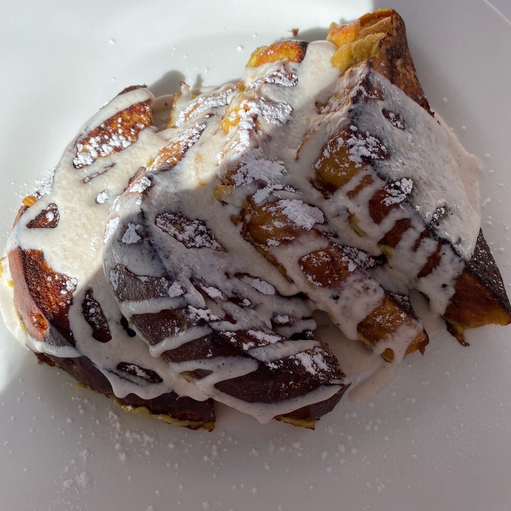 Crazy Beans - Cinnamon swirl French toast - Breakfast & Brunch Near Me - Greenport, New York Crazy Beans - Cinnamon swirl French toast - Breakfast & Brunch Near Me - Greenport, New York