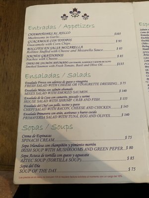 Menu photo 3 Gombos San Miguel de Allende, GUA