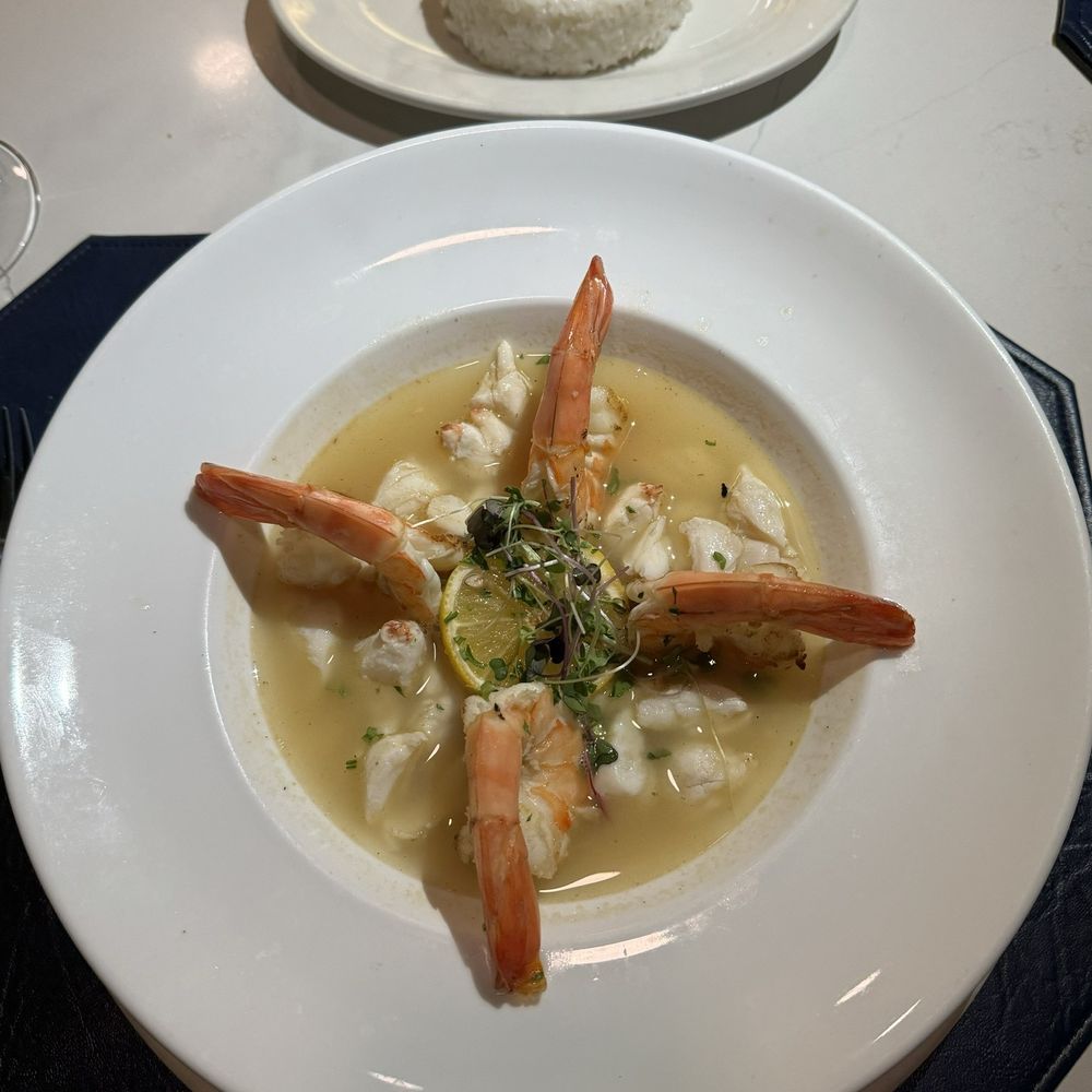 Shrimp and crab scampi Shrimp and crab scampi