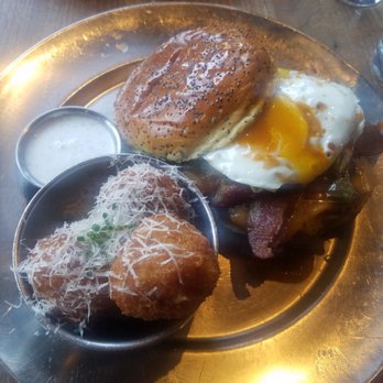 Eureka! - Jalapeno burger with fried mac and cheese balls. So delish. Love this place - Burgers Near Me - Claremont, California