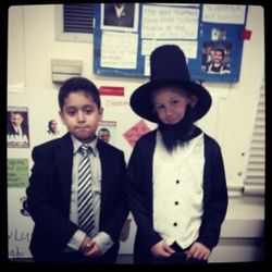 Fernangeles Elementary School - Class project with my classmate Luis (he loves singing opera)