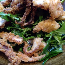 Woven Cafe - Fresh calamari in this salad! Sold!