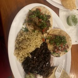 Taco Chingon - Street taco plate (minus two tacos!!)