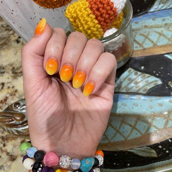 Her Nails & Spa - Dip nails, candy corn - Nail Salons Near Me - Burke, Virginia
