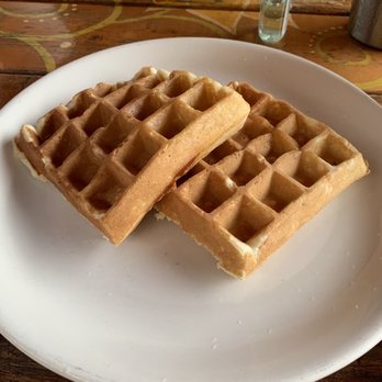 Lucky's Cafe - Waffles were subpar. Tasted like eggos and were way more expensive - Coffee & Tea Near Me - Cleveland, Ohio