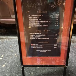 The Chuck Wagon - Free standing menu