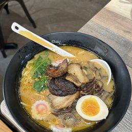 Menya Broth ($15.50, tax not included) Menya Broth ($15.50, tax not included)