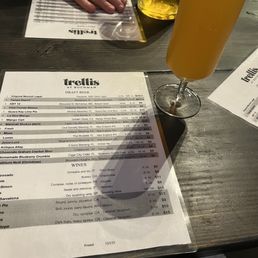 One side of the beer menu... One side of the beer menu...