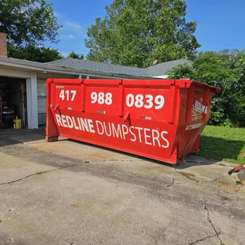 Redline Dumpsters - No matter the type of project you're planning this week, Redline Dumpsters is here for you! - Dumpster Rental Near Me - Springfield, Missouri Redline Dumpsters - No matter the type of project you're planning this week, Redline Dumpsters is here for you! - Dumpster Rental Near Me - Springfield, Missouri
