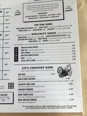 Menu photo 1 Rib Country-Hayesville Hayesville, NC Menu photo 1 Rib Country-Hayesville Hayesville, NC