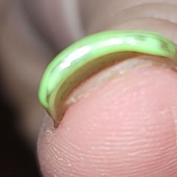 Nail isn't even attached completely! Do not go here Nail isn't even attached completely! Do not go here