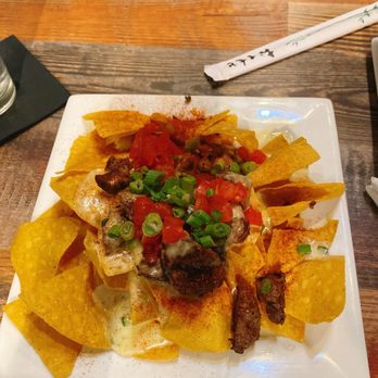 The Lure - Ono Nachos with carne asada meat - Pool Halls Near Me - Saint Petersburg, Florida