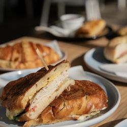 The Sandbar - Golden toasted chicken sandwich made fresh daily at The Sandbar.