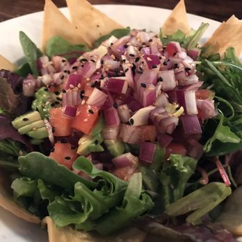 Label Restaurant - Ahi Poke salad entree enough for a meal or 2-4 people, or 1 Hawaiian lol. - Sushi Bars Near Me - Johnson City, Tennessee
