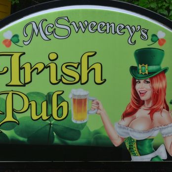 McSweeney's Irish Pub - sign - Irish Pub Near Me - Indian Lake, New York