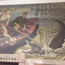 Close up of mural